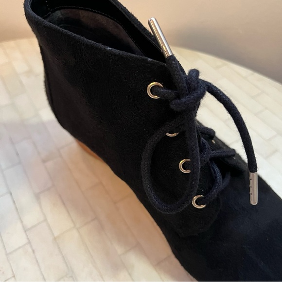 Dr. Scholl's Black Lace-Up Ankle Booties - Picture 9 of 9